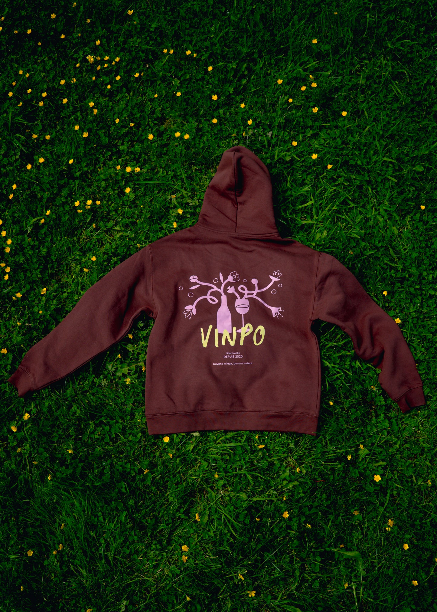 HOODIE MÉDIUM BRUN